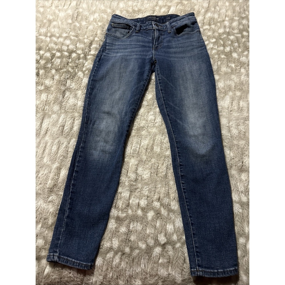 Lucky‎ Brand Lolita Jeans Womens 6/28 Regular Low Rise Skinny Faded Front